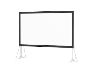 fast fold projector screen hire 16:9