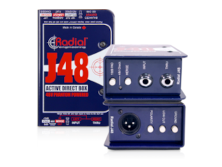 radial di j48 active direct box hire