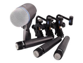 shure drum microphone kit hire
